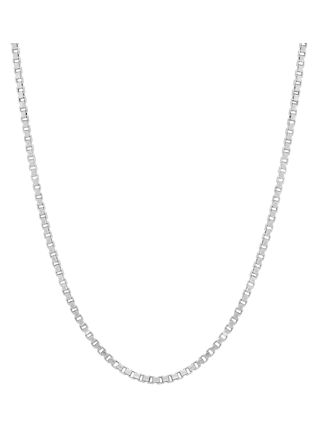 Lykka Basics silver box chain 1,35 mm