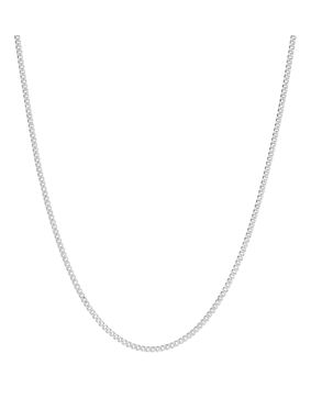 Lykka Basics silver curb chain 1,3 mm