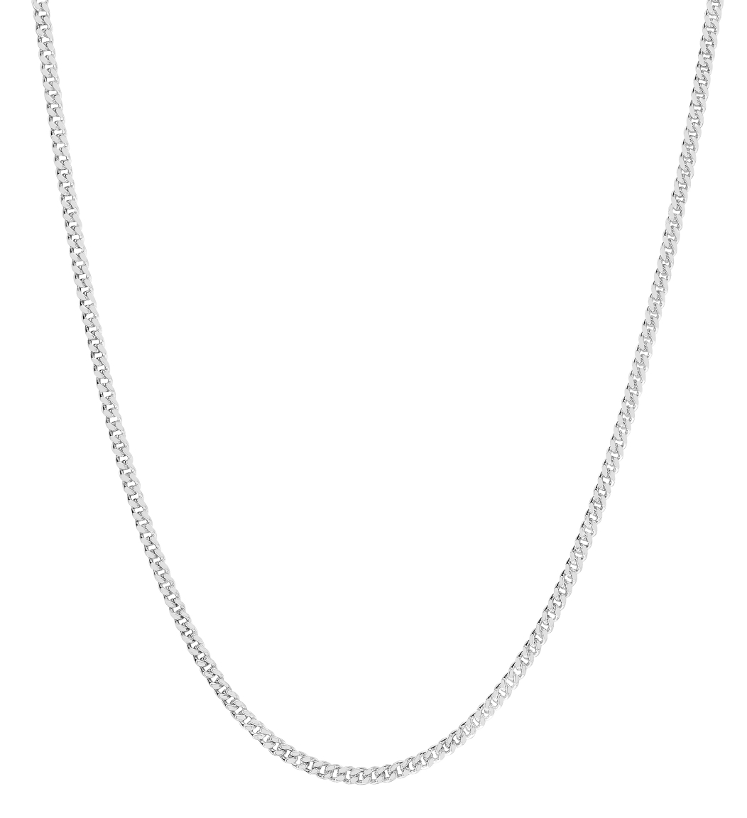 Lykka Basics silver curb chain 1,5 mm