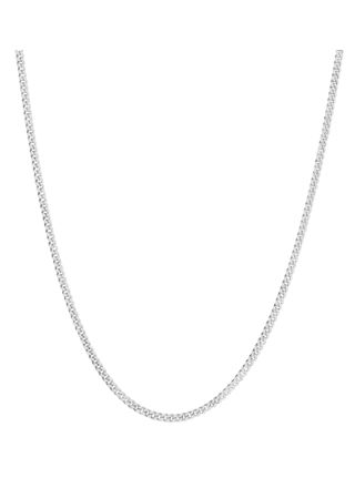 Lykka Basics silver curb chain 1,5 mm