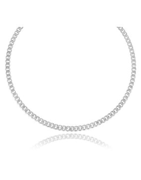 Lykka Basics silver curb chain 5,5 mm