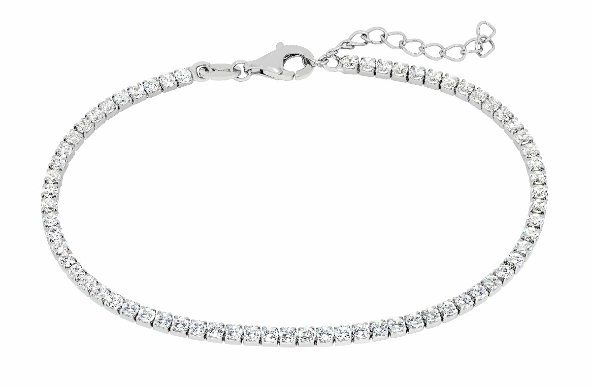 Lykka Casuals tennis silver bracelet