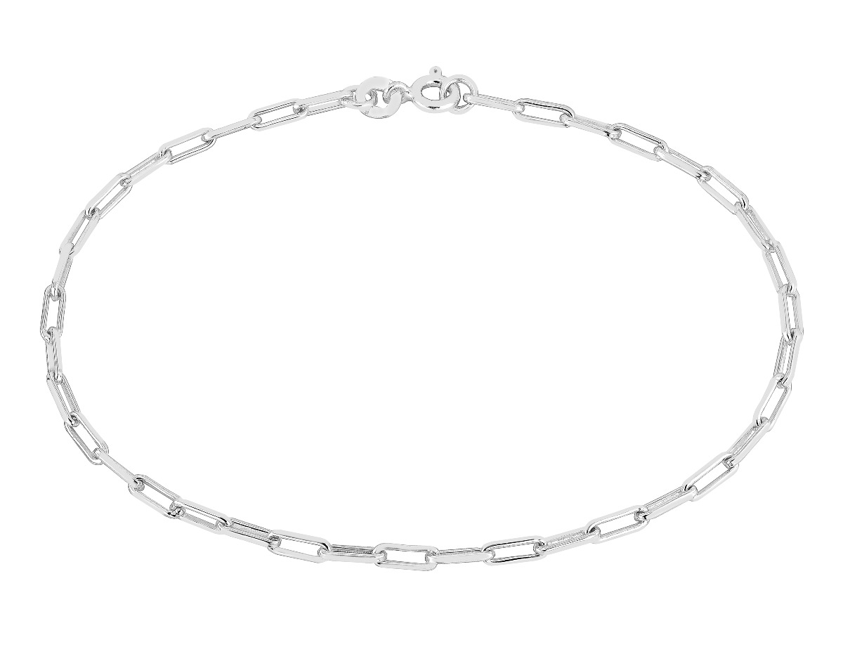 Lykka Basics silver boyfriend chain bracelet 18 cm