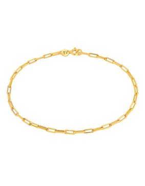 Lykken Basics silver gold plated boyfriend chain bracelet 2,8 mm