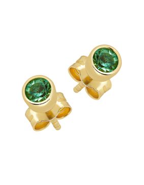 Lykken Casuals green stud earrings