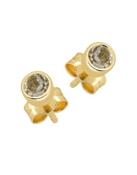 Lykken Casuals clear stud earrings