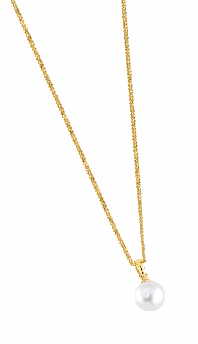 Lykka Pearls pearl necklace gold plated