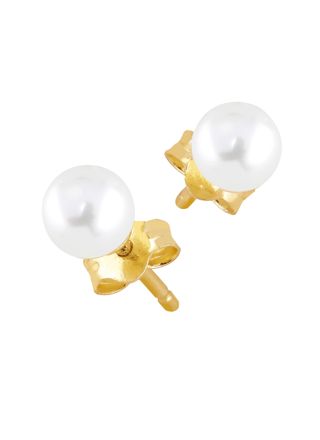 Lykka Pearls pearl earrings gold plated