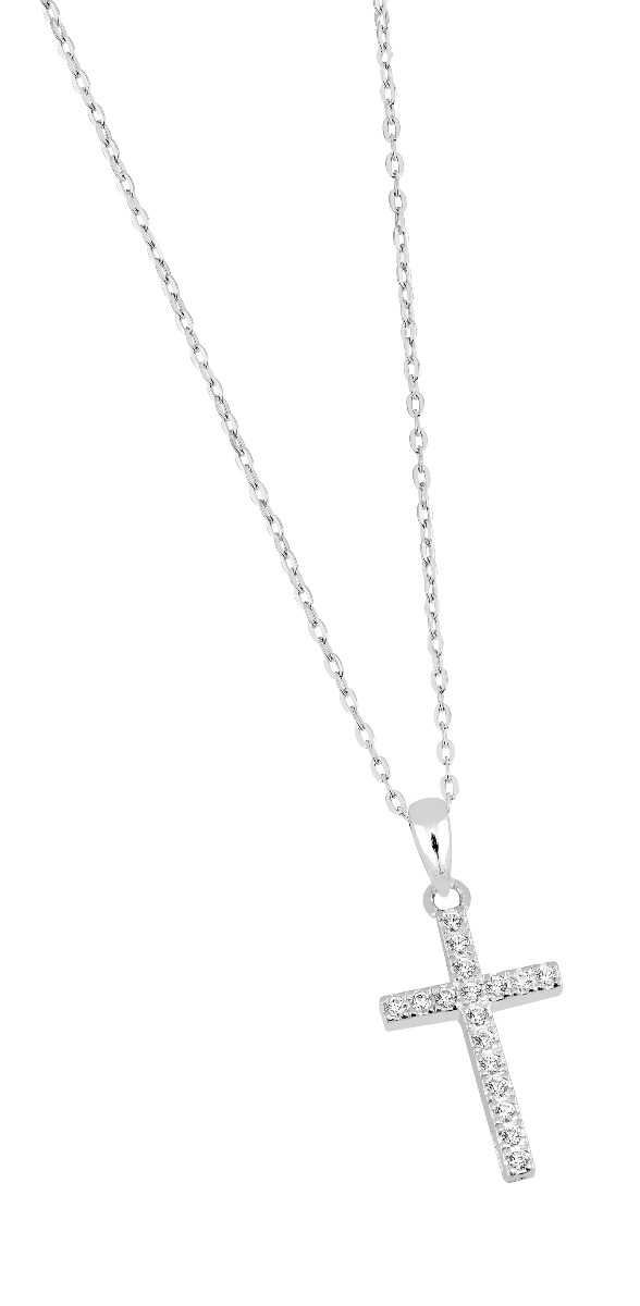 Lykka Crosses cross necklace silver