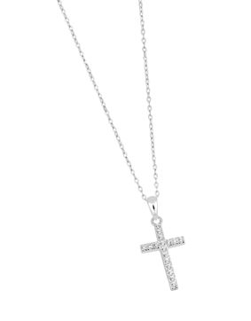 Lykka Crosses cross necklace silver