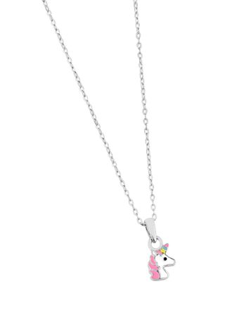 Lykken Symbols unicorn necklace silver