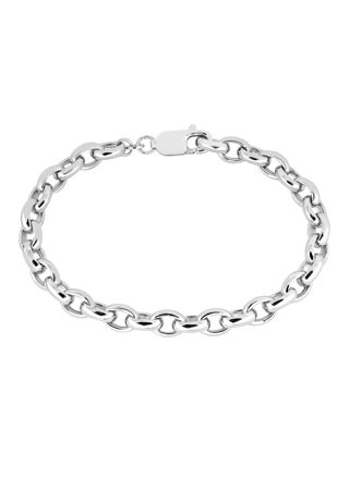 Lykka Basics cable chain bracelet silver