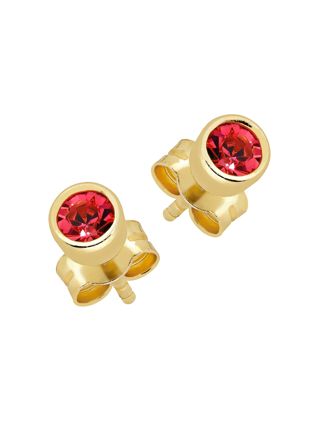 Lykka Casuals red stud earrings