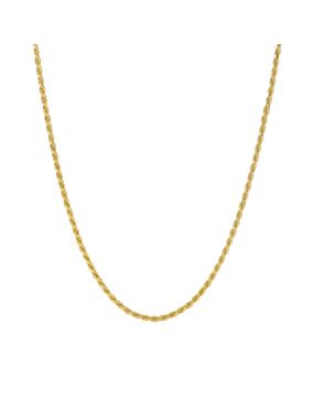 Lykken Basics gold plated rope chain necklace