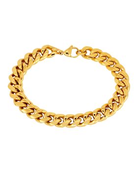 Lykken Strong cuban bracelet 8 mm gold