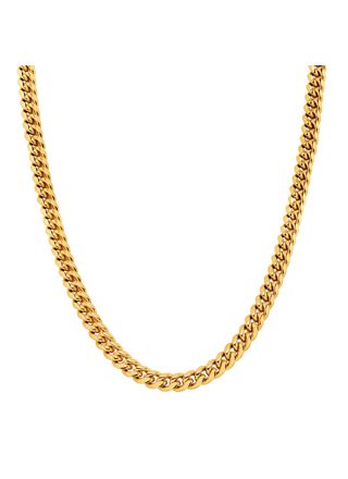Lykka Strong cuban necklace 8 mm gold 
