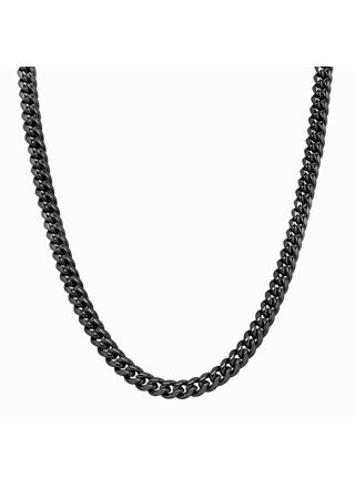 Lykka Strong cuban necklace 10 mm black 