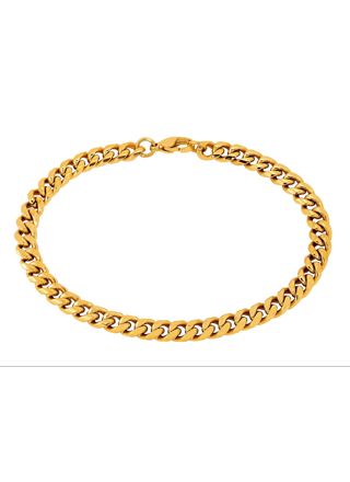 Lykka Strong cuban bracelet 6 mm gold