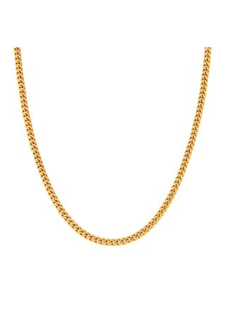 Lykka Strong cuban necklace 6 mm gold 