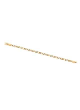 Lykka Strong figaro bracelet steel gold colored 20.5 cm