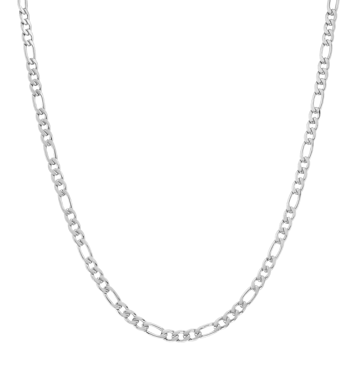 Lykka Strong figaro necklace steel 50 cm