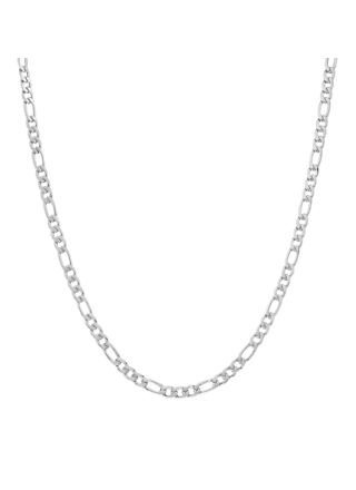 Lykka Strong figaro necklace steel 50 cm