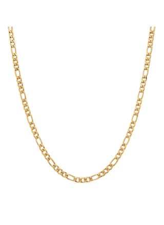 Lykka Strong figaro necklace steel gold colored 50 cm