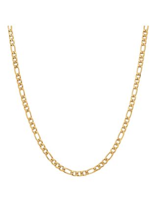 Lykka Strong figaro necklace steel gold colored 50 cm