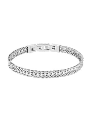 Lykka Strong Franco bracelet steel 20.5 cm