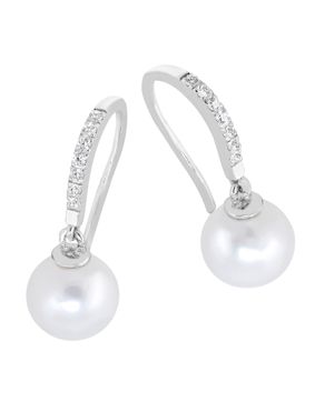 Lykka Pearls pearl earrings silver