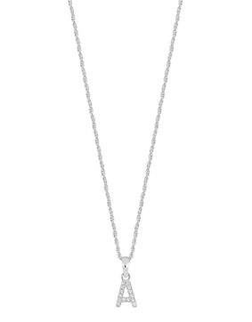 Lykken Symbols silver Initials necklace