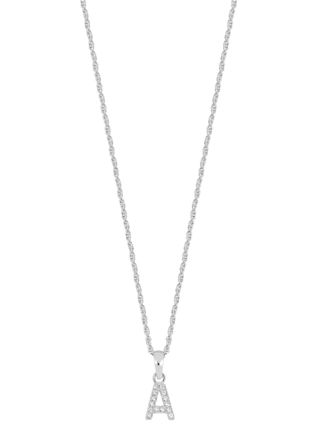 Lykka Symbols silver Initials necklace