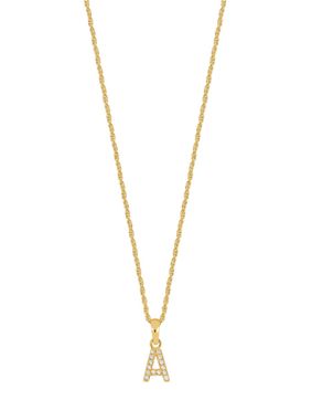 Lykken Symbols gold-plated Initials necklace silver