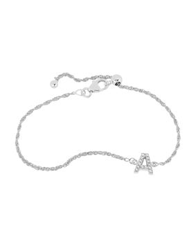 Lykken Symbols Initials bracelet silver