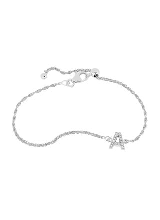 Lykka Symbols Initials bracelet silver