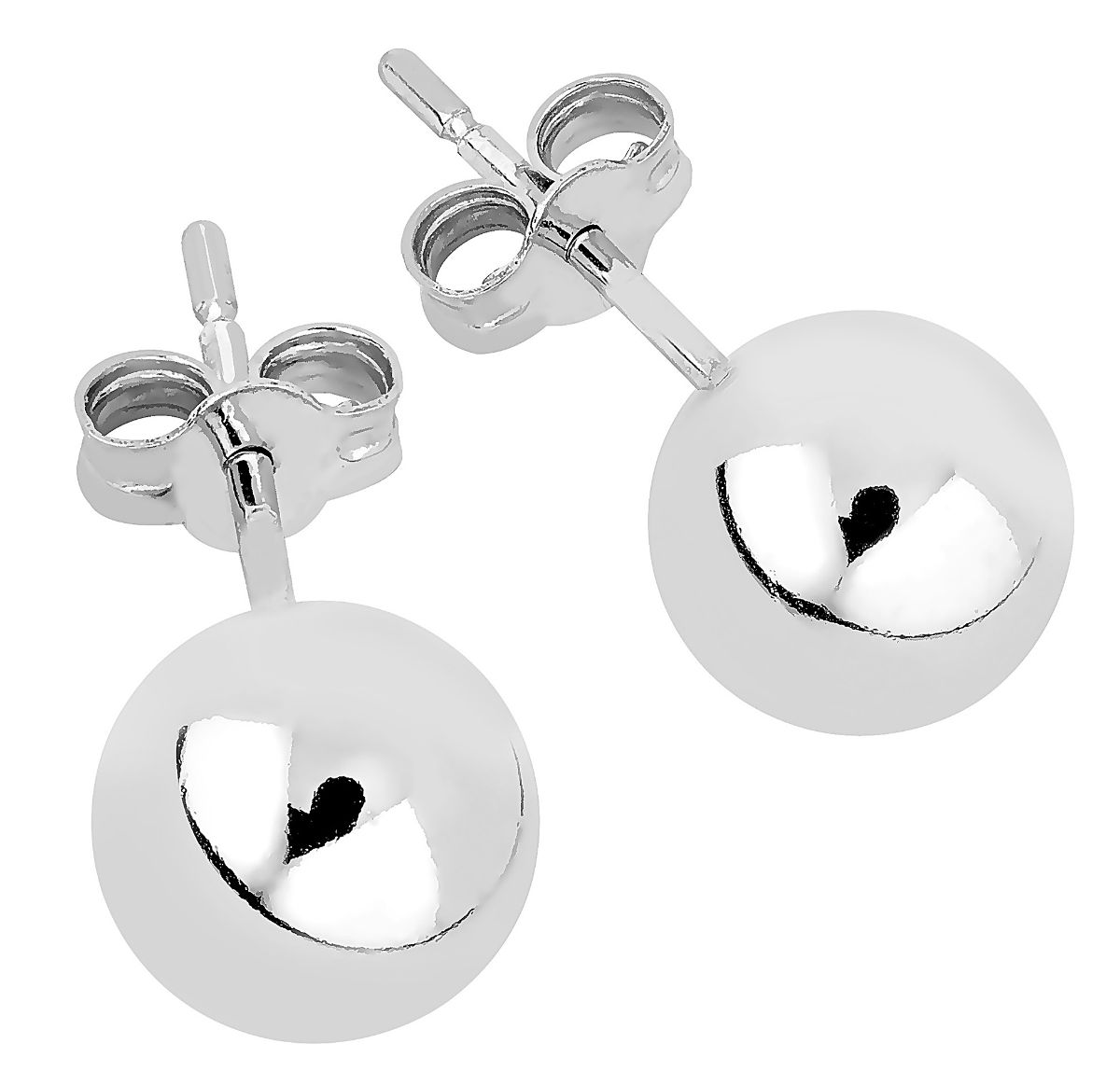 Lykka Casuals silver earrings 8 mm  