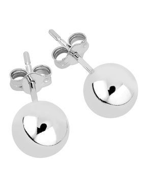 Lykken Casuals silver earrings 6 mm