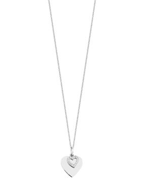 Lykken Hearts Tvo Hearts silver necklace 45cm