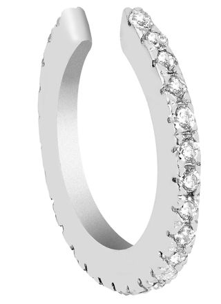 Lykka Casuals ear cuff earring with cz 14mm