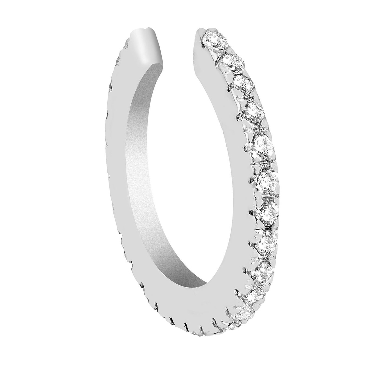 Lykka Casuals ear cuff earring with cz 14mm 