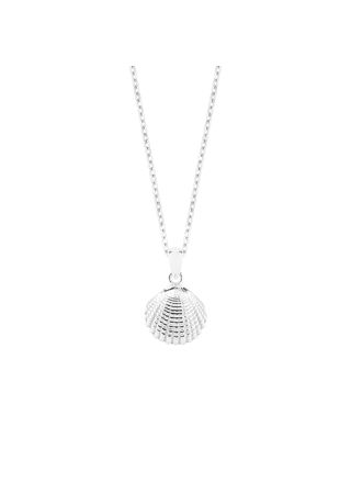 Lykken Symbols seashell silver necklace 42+3cm