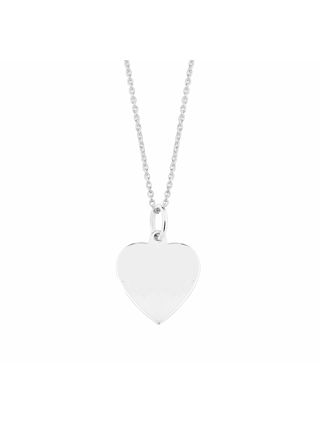 Lykken Hearts silver necklace engravable heart