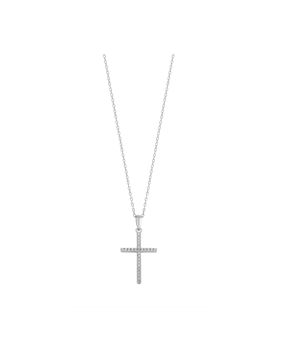 Lykken Crosses silver cross necklace 23 mm