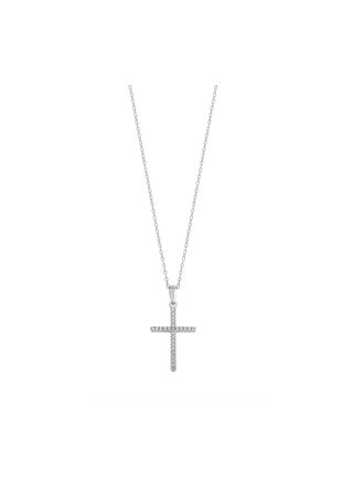 Lykken Crosses silver cross necklace 23 mm