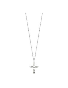 Lykken Crosses silver cross necklace 17 mm