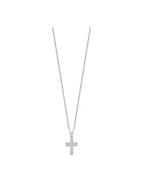 Lykken Crosses silver cross necklace 11.3 mm