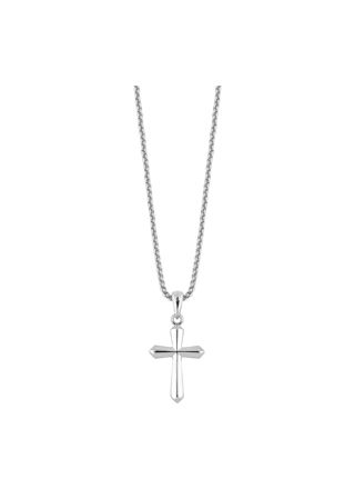 Lykken Crosses silver cross necklace 19 mm