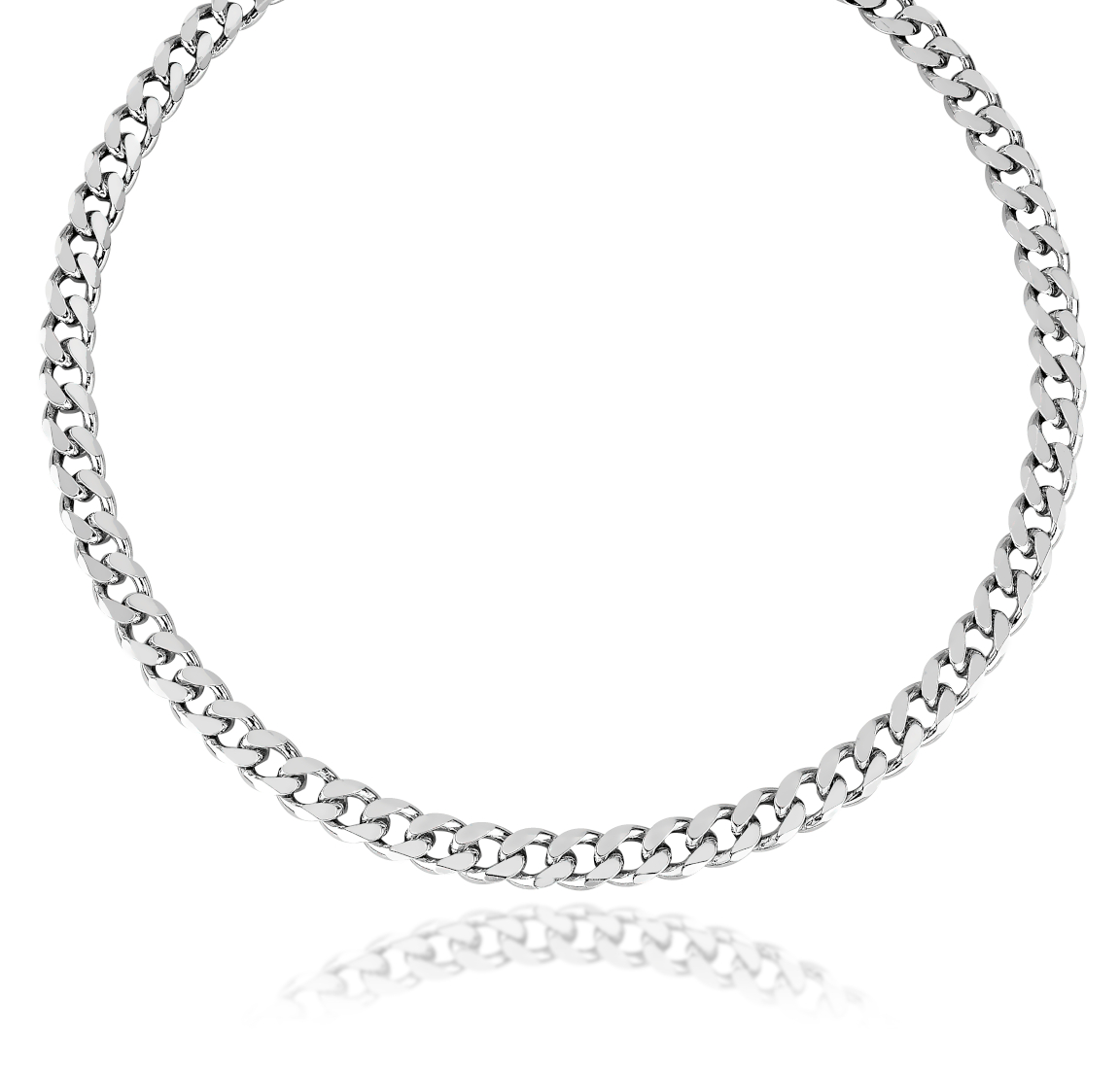 Lykka Basics silver curb chain 8,5 mm