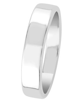 Lykka Casuals plain band ring flat 5 mm
