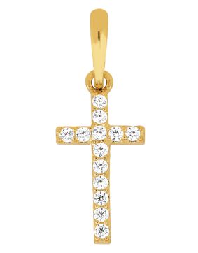 Lykka Crosses cross gold pendant